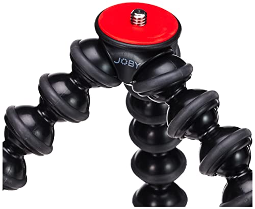 JOBY Gorillapod 1K Stand. Lightweight Flexible Tripod 1K Stand for Mirrorless Cameras or Devices Up to 1Kg (2.2Lbs). Black/Charcoal