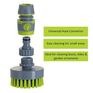 Masterpart Garden/Water Hose Outdoor Cleaning Brush Attachment - 3 Inch Brush