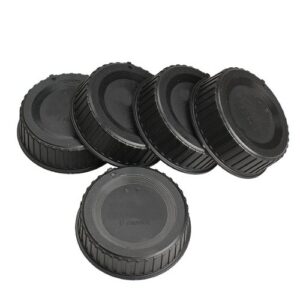vktech® 5pcs rear lens cap cover for all nikon af af-s dslr slr camera lf-4 lens