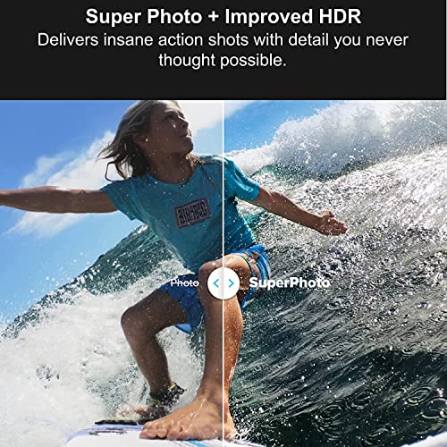 GoPro HERO8 Black - Waterproof Action Camera with Touch Screen 4K Ultra HD Video 12MP Photos 1080p Live Streaming Stabilization