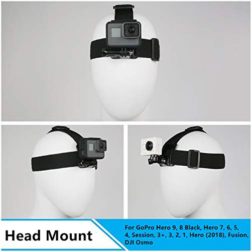 Dream Bull Chest Mount Harness Chesty Vest Head Mount Strap for Action Camera Compatible with GoPro Hero 11,10,9,8,Max,Go Pro Hero 7,6, 5,4, Session,3+,3,Hero (2018),Fusion,DJI Osmo,AKASO