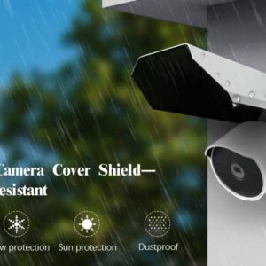 Universal Security Camera Sun Rain Cover Shield, Protective Roof for Dome/Bullet Outdoor Camera