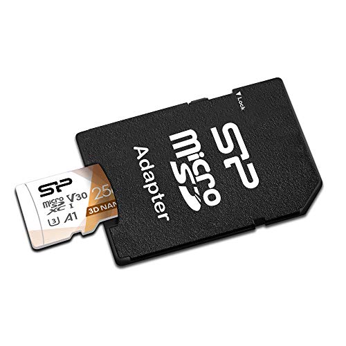 Silicon Power 256GB Micro SD Card U3 SDXC Up to 100MB/s High Speed Memory Card with Adapter for Nintendo-Switch, Cams, Steam Deck and Drones