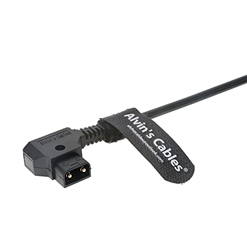 Alvin's Cables D-Tap Male to Dtap Female Coiled Extension Cable for DSLR Rig Anton Bauer Battery