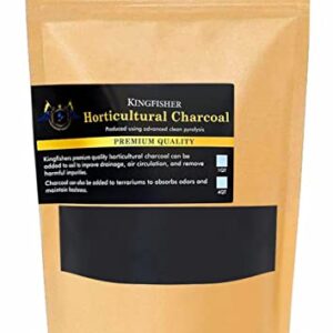 Organic Horticultural Charcoal & Terrarium Charcoal | Charcoal for Plants | Pure Hardwood Charcoal for Planting and Gardening | (1 Quart)