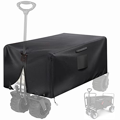 Wagon Covers Folding Wagon Cover, 420D Heavy Wagon Covers Waterproof,Dustproof UV Resistant