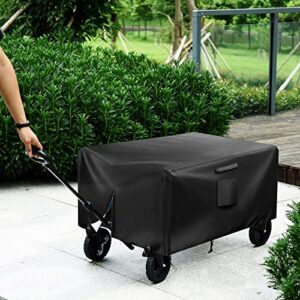 Wagon Covers Folding Wagon Cover, 420D Heavy Wagon Covers Waterproof,Dustproof UV Resistant