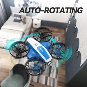 Holyton Mini Drone for Kids Beginners, Remote control Micro Quadcopter with 21 Mins Flight Time, Auto Rotation, Auto Hover, Circle Fly, 3D flip, Throw to Go, Nano Indoor Toys for Boys and Girls