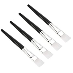 patikil succulent cleaning brush 4pack 152mm gardening tools plant brush for garden black handle