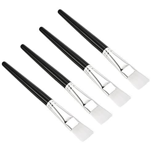 PATIKIL Succulent Cleaning Brush 4Pack 152mm Gardening Tools Plant Brush for Garden Black Handle