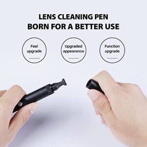 Vsgo V-P01e Professional Lens Cleaning Pen Lens Brush Double-Ended Lens Pen With Soft Brush And Nano Optical Carbon Compatible For Camera Lens Cleaning, Optical Lens, Glasses Cleaning And Other Lenses