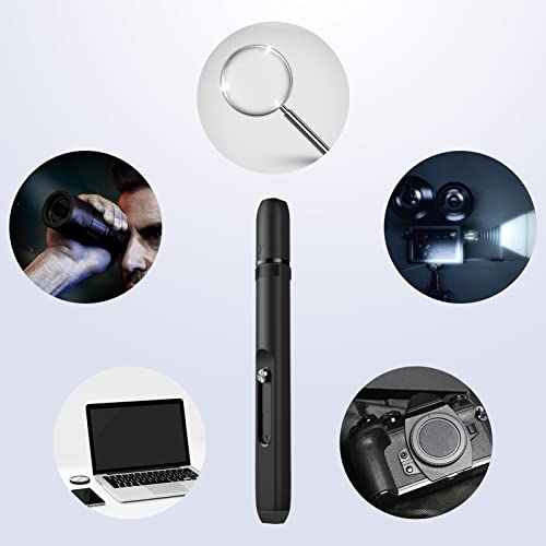 Vsgo V-P01e Professional Lens Cleaning Pen Lens Brush Double-Ended Lens Pen With Soft Brush And Nano Optical Carbon Compatible For Camera Lens Cleaning, Optical Lens, Glasses Cleaning And Other Lenses