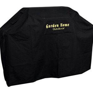 Garden Home Outdoor 617037063672 Heavy Duty Grill Cover, Black, 64'' L