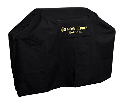 Garden Home Outdoor 617037063672 Heavy Duty Grill Cover, Black, 64'' L