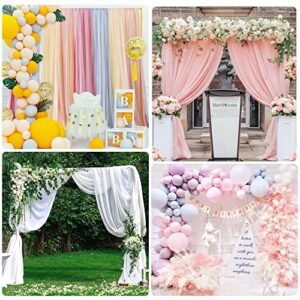 Wokceer 8x8FT Backdrop Stand Heavy Duty Pipe and Drape Kit with Base, Square Adjustable Backdrop Stand for Wedding Birthday Party Photo Booth Background Photography Exhibition Decoration