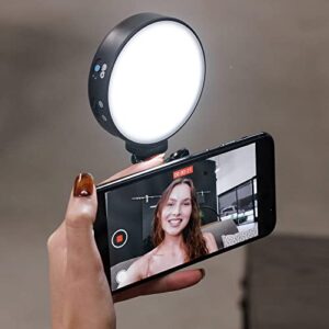 Lume Cube Video Conference Lighting Kit - LITE Edition | Computer Light for Video Conferencing & Live Streaming | Laptop Light, Adjustable Brightness and Color Temperature, Computer Mount Included