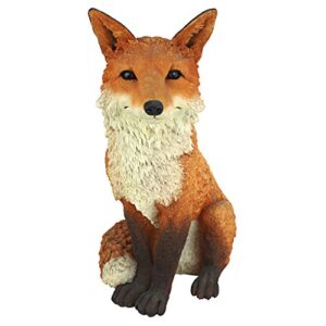 Design Toscano DB383073 Simon The Fox Garden Statue, 18 Inch, Full Color