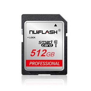 512gb sd card class10 security digital fast speed memory cards for filmmakers,videographers,vloggers and other sd devices
