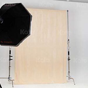 Kate 6ft×9ft Solid Beige Backdrop Portrait Photography Background for Photography Studio Children and Headshots Beige Backdrop Background for Photography Photo Booth