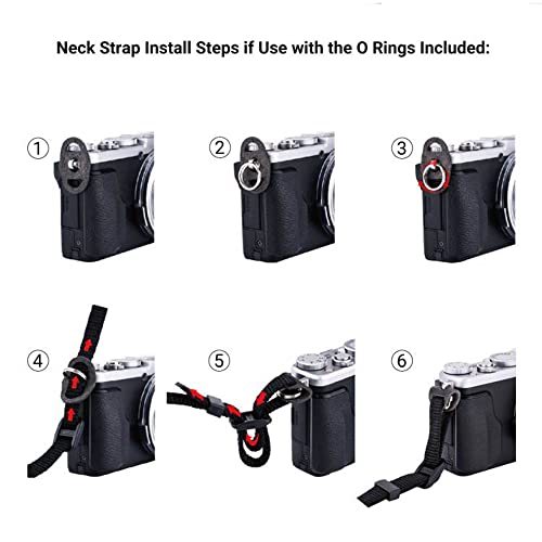 JJC Soft Camera Neck Shoulder Strap for Sony A6000 A6100 A6300 A6400 A6500 A6600 ZV-E10 Fuji Fujifilm X-T5 X-T30 X-T20 X-T4 X-T3 X100V X100F Canon EOS M50 M6 Mark II R7 R10 R50 G7X G5X G1X & More