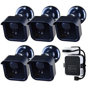 all-new blink outdoor camera mount bracket with outlet wall mount for blink sync module 2 for blink outdoor camera system (blink camera not include) 5pack