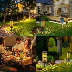 TomCare Solar Lights Outdoor Upgraded Bright Solar Pathway Lights 6 Pack Bigger Size Decorative Solar Garden Lights Solar Powered Waterproof Led Landscape Christmas Lighting for Path Lawn Yard Walkway