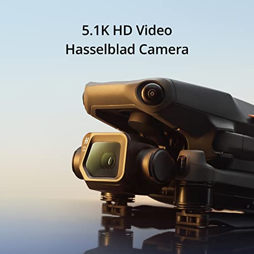 DJI Mavic 3 Classic (DJI RC), Drone with 4/3 CMOS Hasselblad Camera for Professionals, 5.1K HD Video, 46 Mins Flight Time, Omnidirectional Obstacle Sensing, 15km Transmission Range, Smart Return to Home