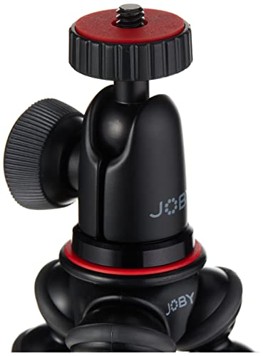 Joby JB01503 GorillaPod 1K Kit. Compact Tripod 1K Stand and Ballhead 1K for Compact Mirrorless Cameras or Devices up to 1k (2.2lbs). Black/Charcoal.