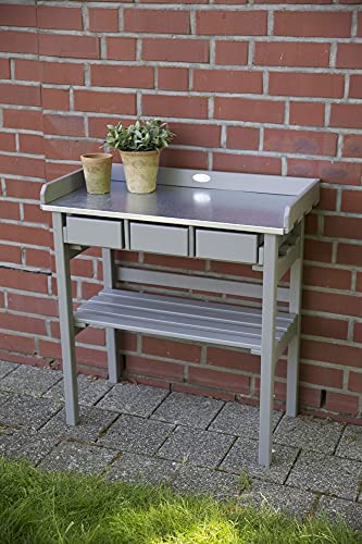 Esschert Design Garden Work Bench, Gray