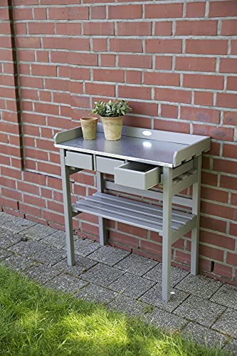 Esschert Design Garden Work Bench, Gray