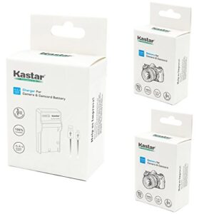 Kastar Battery (X2) & Slim USB Charger for Cas NP-40 and Exilim Z400 FC100 FC150 FC160S P505 P600 P700 Z100 Z1000 Z1050 Z1080 Z1200 Z200 Z30 Z300 Z40 Z450 Z50 Z500 Z55 Z57 PRO EX-Z600 Z700 Z750 Z850