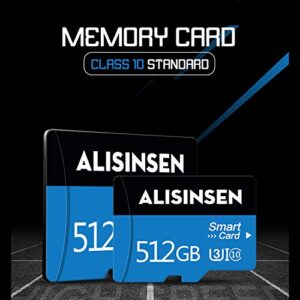 512GB Micro SD Card High Speed Class 10 Memory Card 512GB TF Card for Android Smartphone,Digital Camera,Car Navigation and Drone