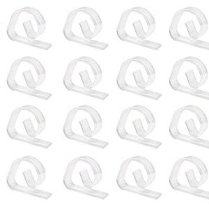 DurReus Clear Plastic Tablecloth Clips Outdoor Party Picnic Table Cover Clamps Household Table Cloth Holders(48 Pack)