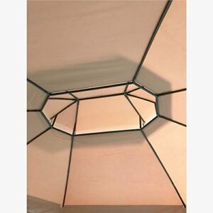 Garden Winds Replacement Canopy for The Manhattan Oval Gazebo - Riplock 350 - Beige