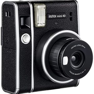 Fujifilm Instax Mini 40 Instant Camera with Fujifilm Instax Mini Contact Sheet Film - 10 Exposures Bundle (600022193)