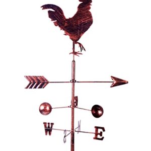 Metal Weather Vane for Garden Decor Farmhouse Decorative 67 in Rooster Ornament Wind Vane Weathervanes