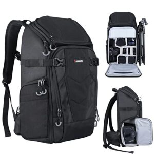 endurax extra large camera backpack camera bag compatible with canon for dslr photographers