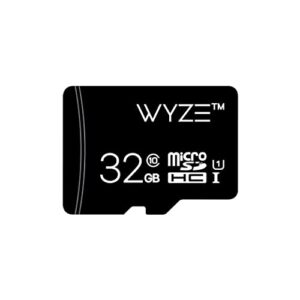 wyze expandable storage 32gb microsdhc card class 10, black