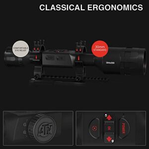 ATN Thor 4 640x480, 4-40x Thermal Scope w/Video rec in HD, Smooth Zoom, Bluetooth and Wi-Fi (Streaming, Gallery & Controls)