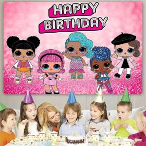 NB Cartoon The New Baby Theme Party 5x3ft Children Birthday Party Cute Backdrop Photo Decoration Baby Shower Party Supplies Birthday Party Banner Decoration