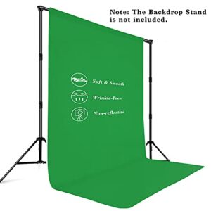 WENMER Backdrops, Green Screen Photo Backdrops for Photoshoot, Chromakey Green Photography Backdrops, Background for Photography, 6 x 9 FT