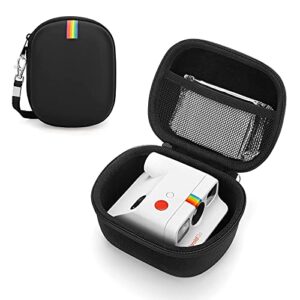 yinke case for polaroid go instant mini camera (9035), hard organizer portable carry travel cover storage bag (black)