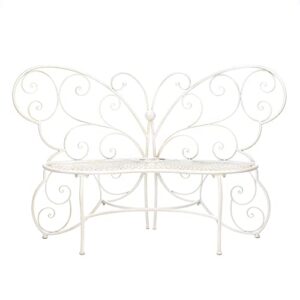 butterfly garden bench 60.5×24.25×38.75″