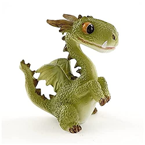 Top Collection 4412 Miniature Fairy Garden & Terrarium Mini Dragon Statue, Small