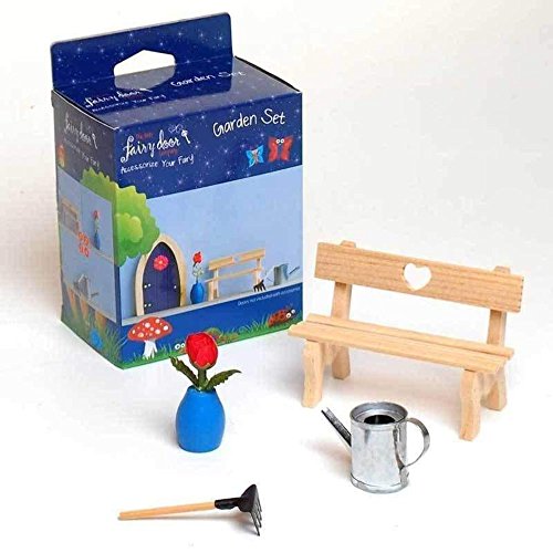 The Irish Fairy Door Company FD554153 Garden Accessory Set