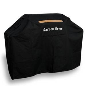 garden home heavy duty black 58 inch grill cover with brush