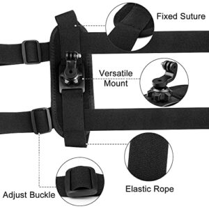 Taisioner Shoulder Strap Body Mount Clamp for GoPro AKASO DJI OSMO or Other Action Camera Video Record Accessories (2022 Improve Version)