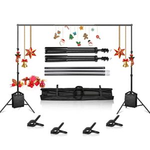sh heavy duty background stand, 2x2m backdrop support system kit with carry bag for photography photo video studio,photography studio1