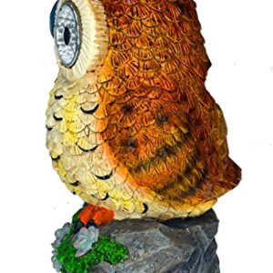 Solar Powered Owl Outdoor LED Garden Light