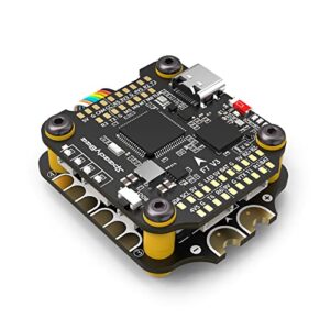 speedybee v3 f7 flight controller stack: 30×30 drone fc stack with 4in1 50a esc bl32, wireless betaflight configuration, blackbox,solder-free plugs,wifi,bluetooth for 3-6s 4″ 5″ fpv drone cinelifter